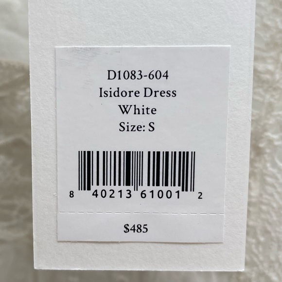 NWT LoveShackFancy Isidore White Boho Lace Ruffle Mini Dress Size Small - Picture 8 of 14